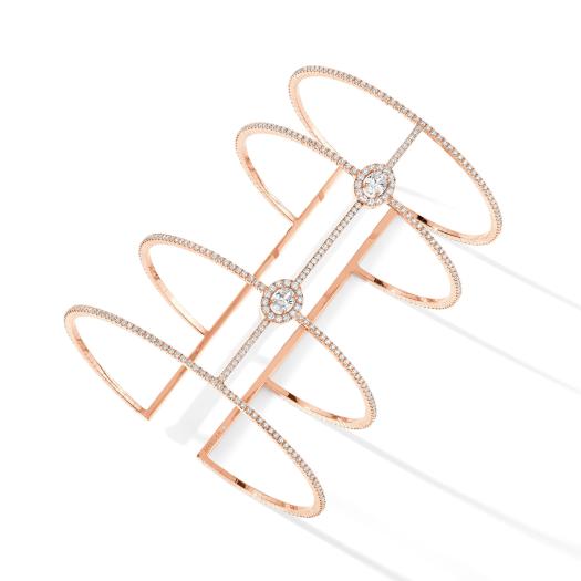 Messika - Glam'Azone Skinny 4 Rangs Pavée Armband