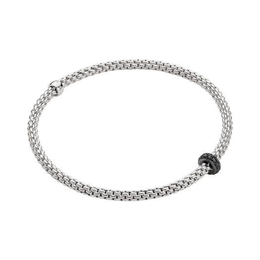 FOPE - Flex'it Prima Armband mit schwarzen Diamanten