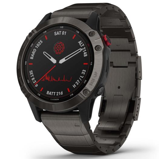 Garmin - fēnix 6 – Pro Solar Edition