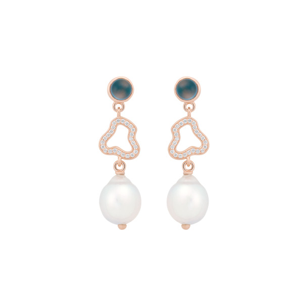         Roségold, Ohrringe, Bron Joy Cloud Ohrschmuck