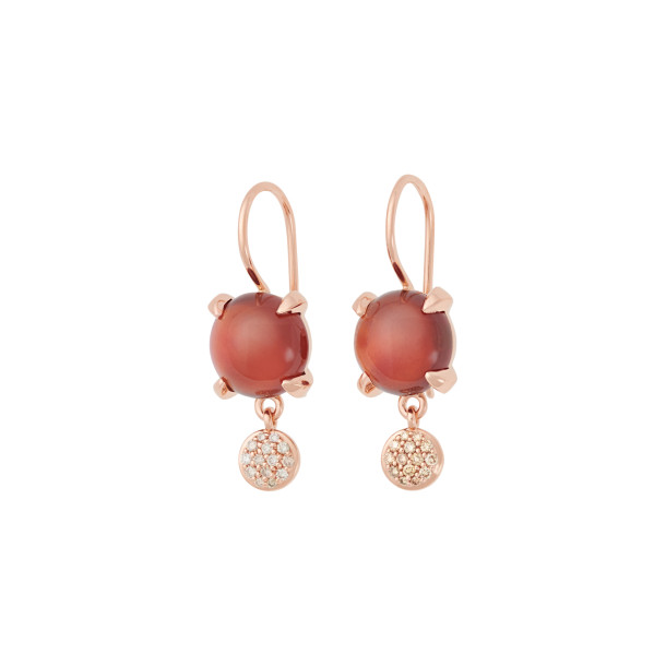         Roségold, Ohrringe, Bron Catch Ohrschmuck