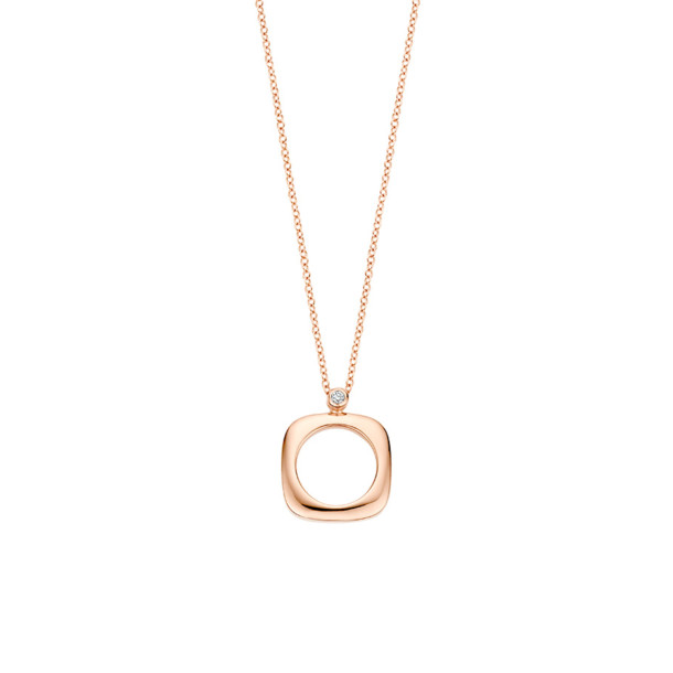         Roségold, Halsschmuck, Bigli Elements Anhänger mit Kette