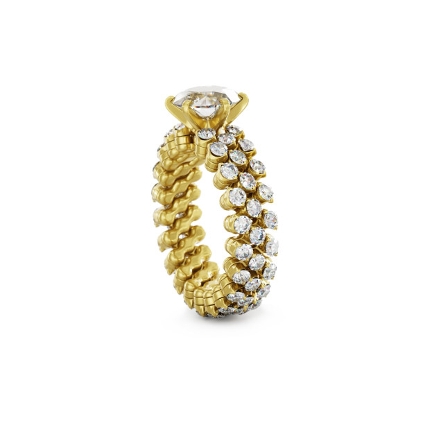         Gelbgold, Ringe, Serafino Consoli Brevetto Solitaire Multi-Size Ring