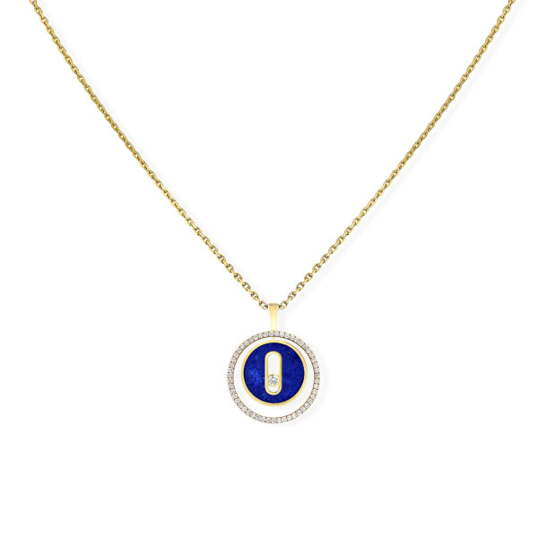         Gelbgold, Halsschmuck, Messika Lucky Move KM Lapislazuli Halskette