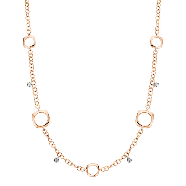         Roségold, Halsschmuck, Bigli Elements Halskette