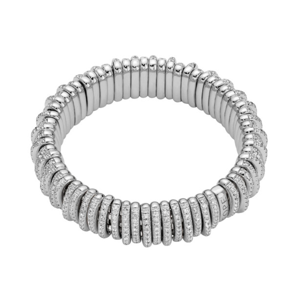         Weißgold, Armschmuck, FOPE Eka Flex'it Armband mit Diamantpavé