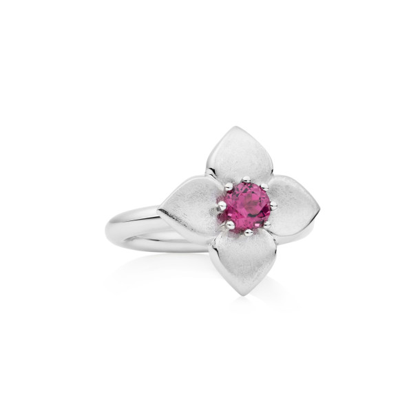         Weißgold, Ringe, Bron Poppy Ring