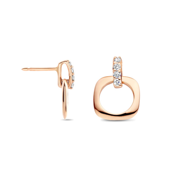        Roségold, Ohrringe, Bigli Elements Earrings