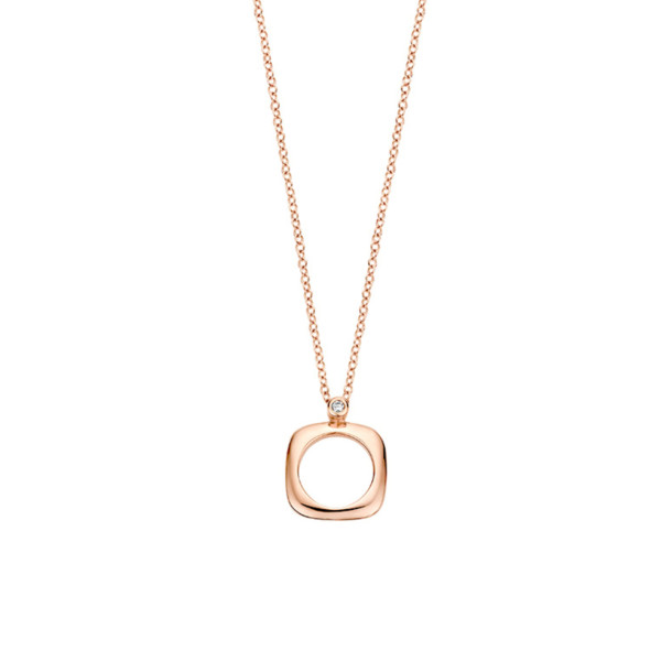         Roségold, Halsschmuck, Bigli Elements Anhänger mit Kette