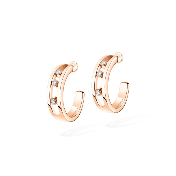         Roségold, Ohrringe, Messika Move Classique Hoop Ohrringe