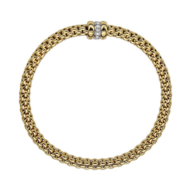         Weißgold, Armschmuck, FOPE Solo Flex'it Armband