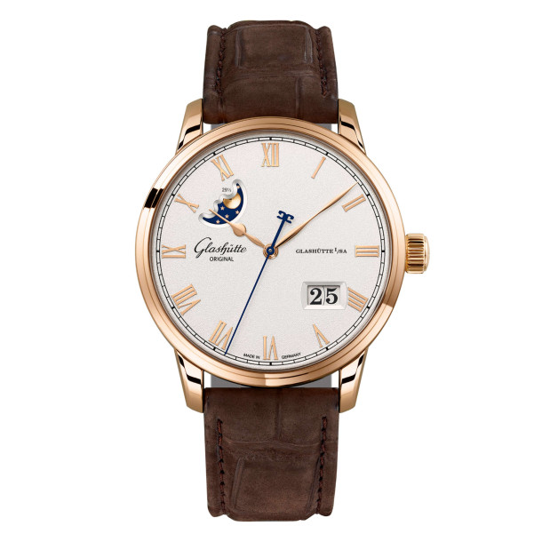         Automatik, Glashütte Original Senator Excellence Panoramadatum Mondphase
