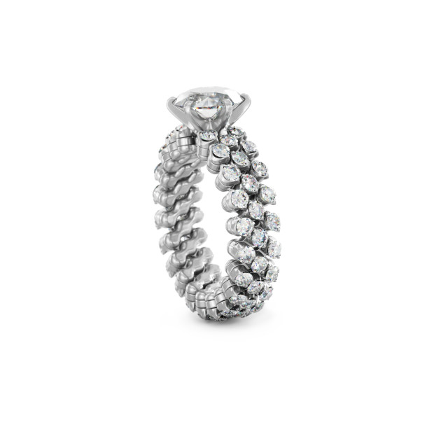         Weißgold, Ringe, Serafino Consoli Brevetto Solitaire Multi-Size Ring