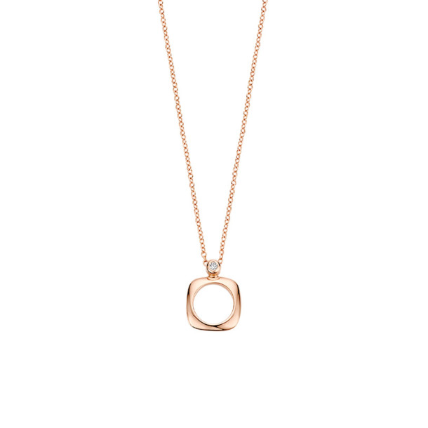         Roségold, Halsschmuck, Bigli Elements Anhänger mit Kette