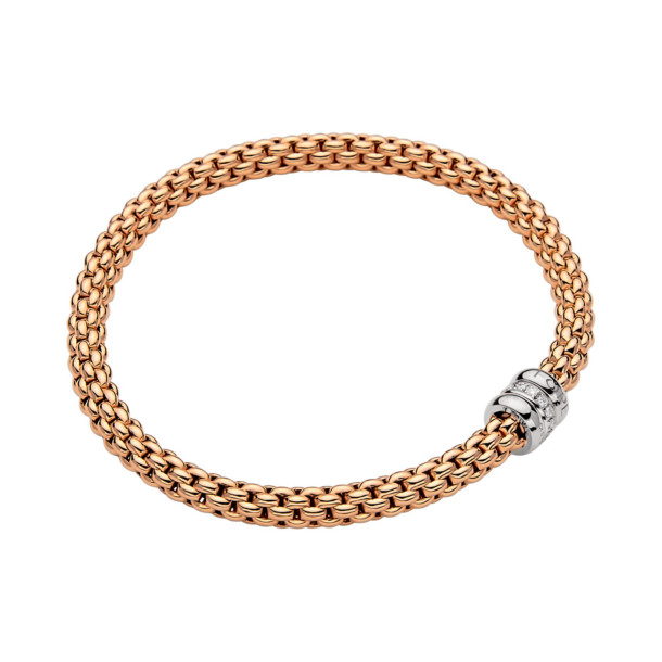         Weißgold, Armschmuck, FOPE Solo Flex'it Armband