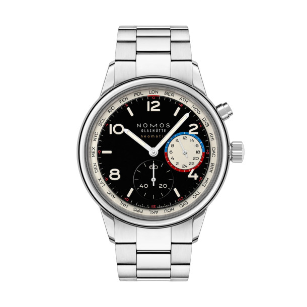         Automatik, NOMOS Glashütte Club Sport Neomatik Weltzeit Dark