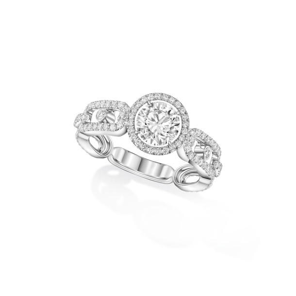         Weißgold, Ringe, Messika Move Link Solitär Ring