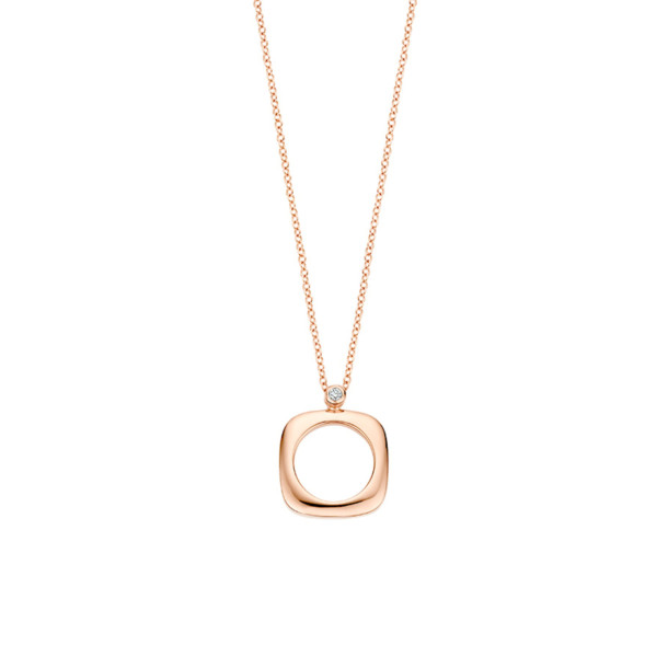         Roségold, Halsschmuck, Bigli Elements Anhänger mit Kette