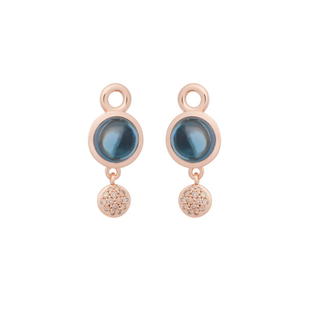         Roségold, Ohrringe, Bron Stardust Ohrschmuck