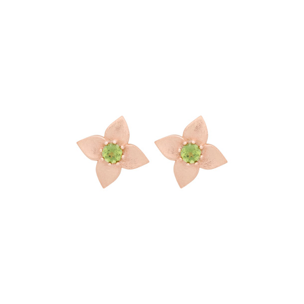        Roségold, Ohrringe, Bron Poppy Ohrschmuck