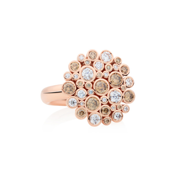         Roségold, Ringe, Bron Confetti Ring