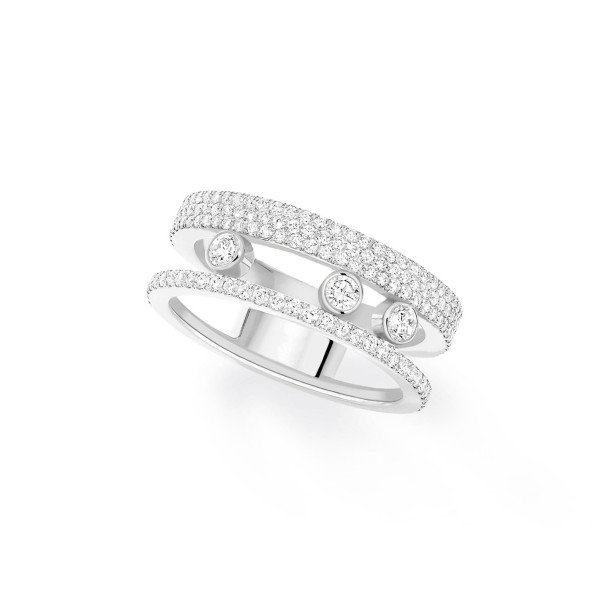         Weißgold, Ringe, Messika Move Romane Pavé Ring