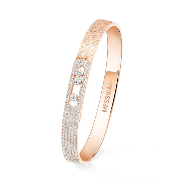         Roségold, Armschmuck, Messika Move Noa Ciselé Armreif
