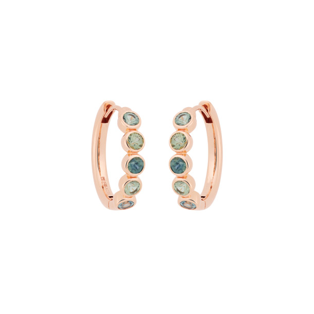        Roségold, Ohrringe, Bron Confetti Ohrschmuck