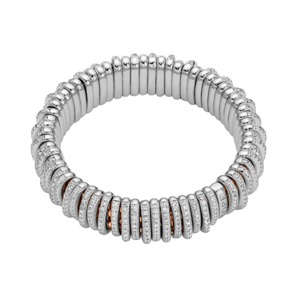         Weißgold, Armschmuck, FOPE Eka Flex'it Armband mit Diamantpavé