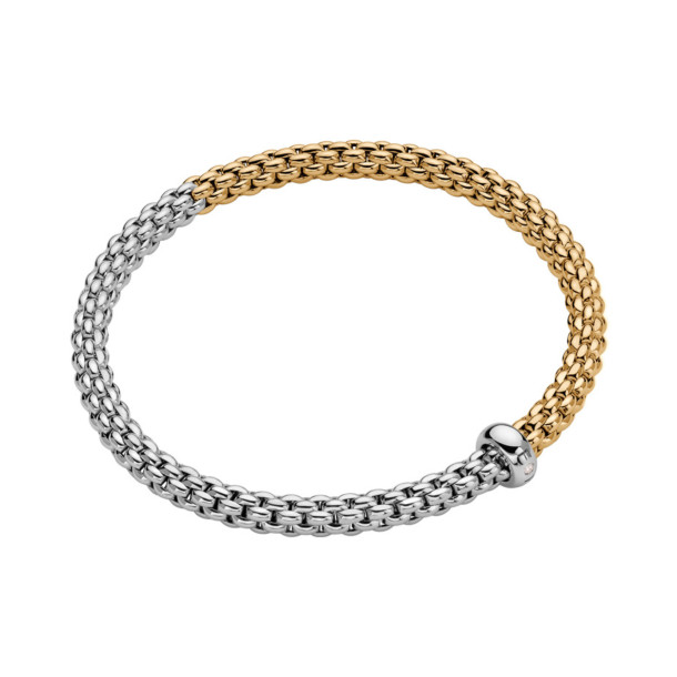         Weißgold, Armschmuck, FOPE Solo Flex'it Armband