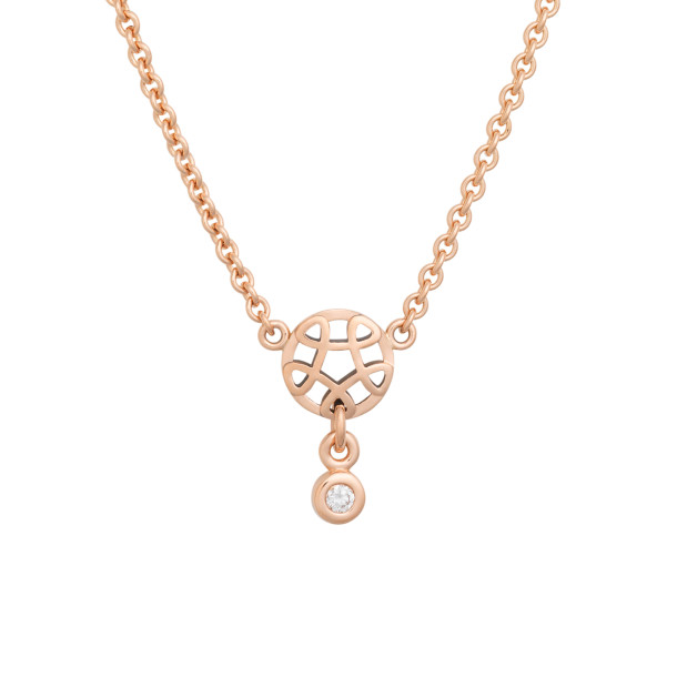         Roségold, Halsschmuck, Bron Toujours Ajour Halskette