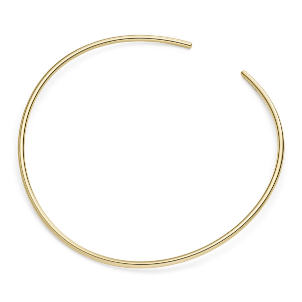         Gelbgold, Halsschmuck, IsabelleFa Halsreif "Flix.Flex Oval 7"