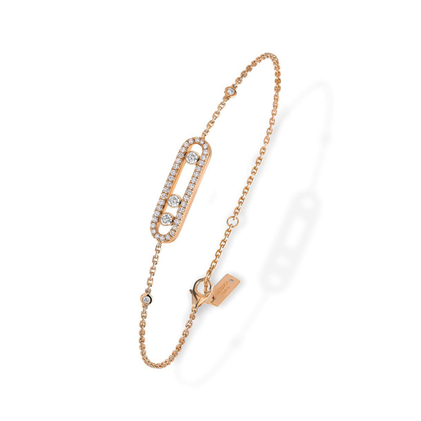         Roségold, Armschmuck, Messika Move Classique Baby Pavé Armband