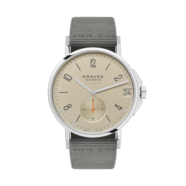         Automatik, NOMOS Glashütte Ahoi neomatik 38 Datum sand
