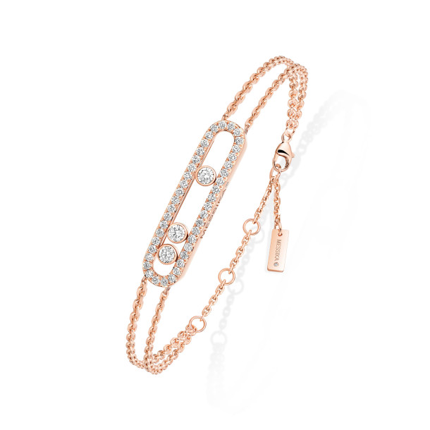         Roségold, Armschmuck, Messika Move Classique Pavé Armband