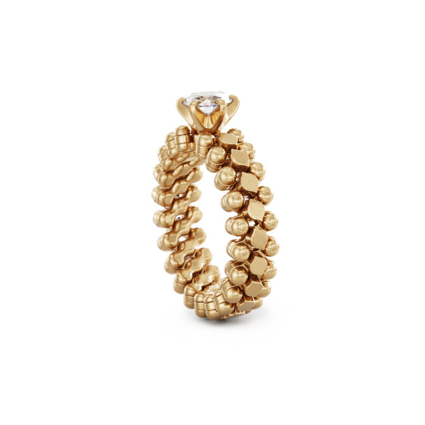         Roségold, Ringe, Serafino Consoli Brevetto Solitaire Multi-Size Ring