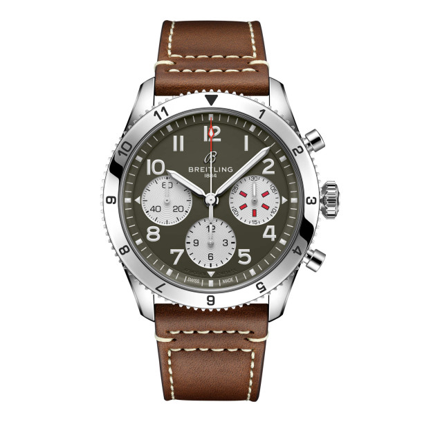         Automatik, Breitling Classic AVI Chronograph 42 Curtiss Warhawk