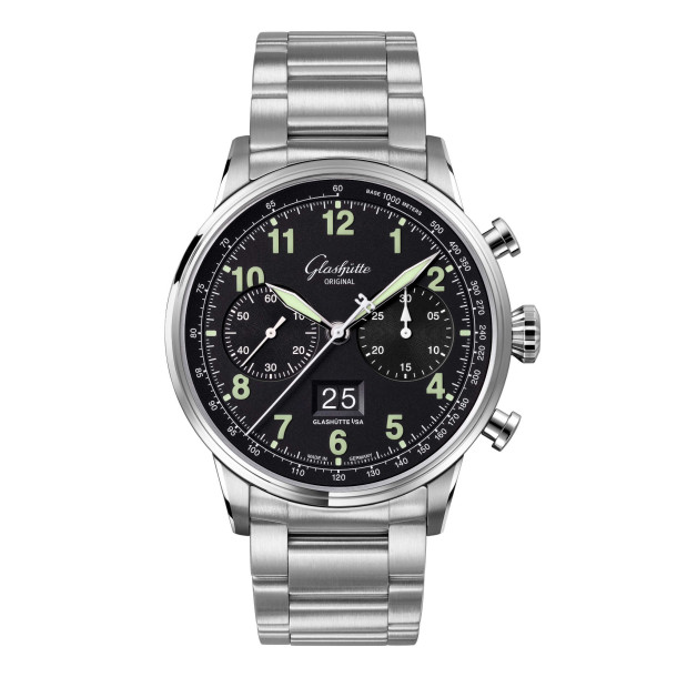         Automatik, Glashütte Original Senator Chronograph Navigator