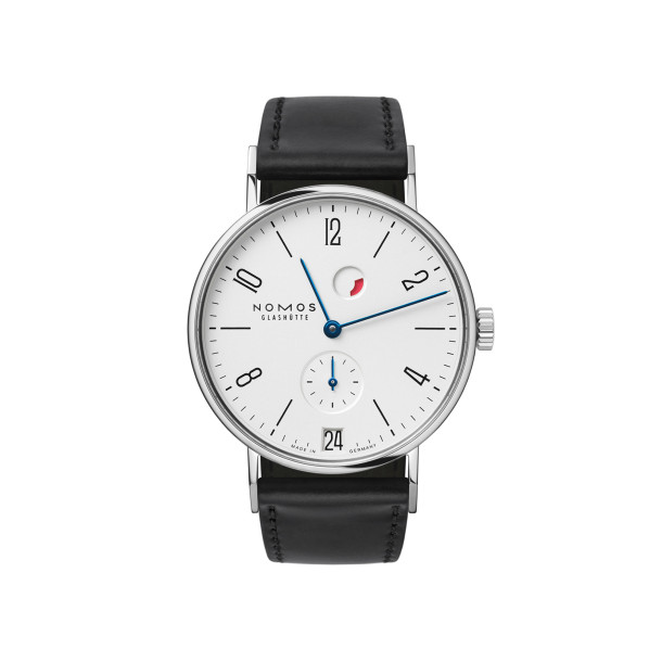         Handaufzug, NOMOS Glashütte Tangente Datum Gangreserve