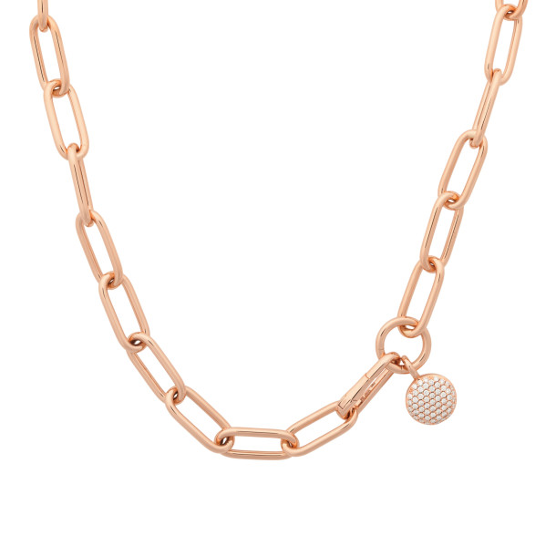        Roségold, Halsschmuck, Bron Stardust Halskette mit Anhänger 