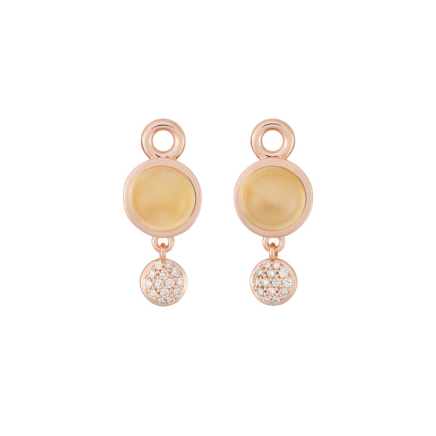         Roségold, Ohrringe, Bron Stardust Ohrschmuck