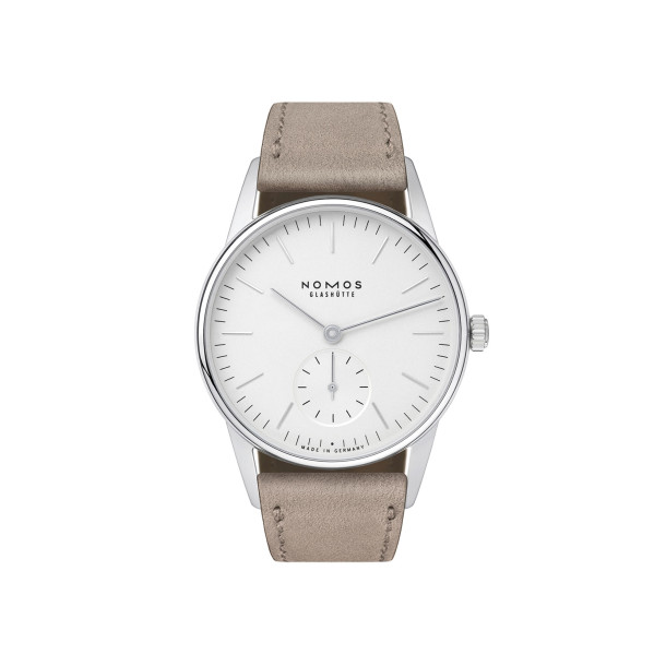         Handaufzug, NOMOS Glashütte Orion 33 weiß