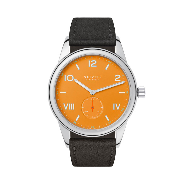         Handaufzug, NOMOS Glashütte Club Campus 38 future orange