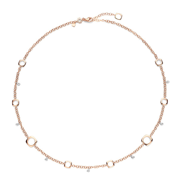         Roségold, Halsschmuck, Bigli Elements Halskette