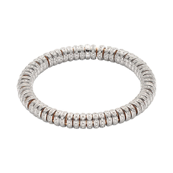         Weißgold, Armschmuck, FOPE Eka Flex'it Armband mit Diamantpavé