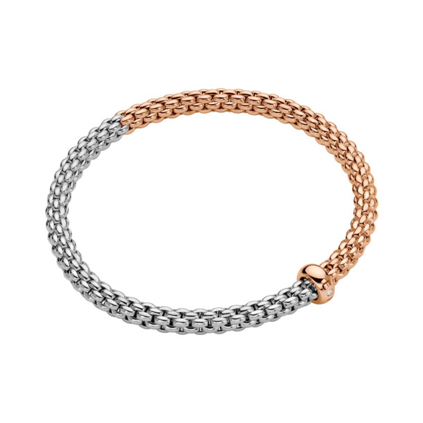        Weißgold, Armschmuck, FOPE Solo Flex'it Armband