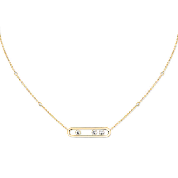         Gelbgold, Halsschmuck, Messika Move Classique Halskette