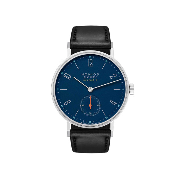         Handaufzug, NOMOS Glashütte Tangente neomatik nachtblau