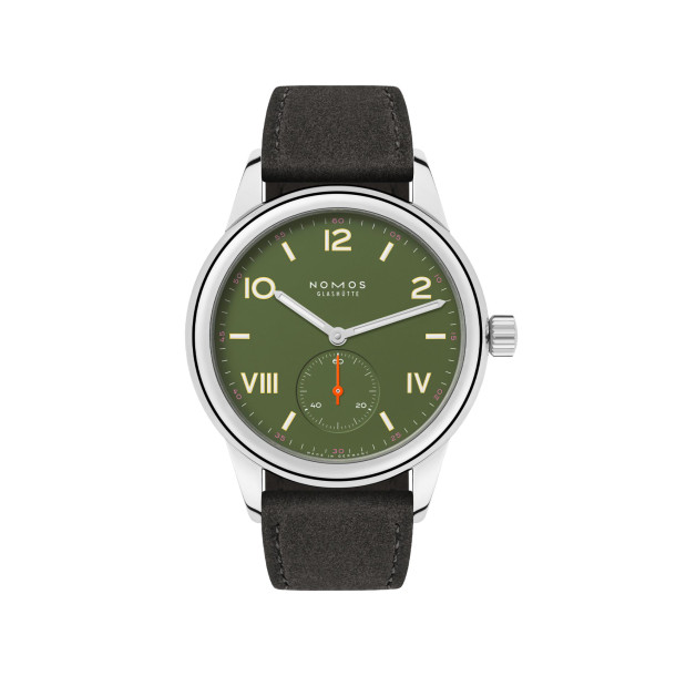         Handaufzug, NOMOS Glashütte Club Campus All Olive