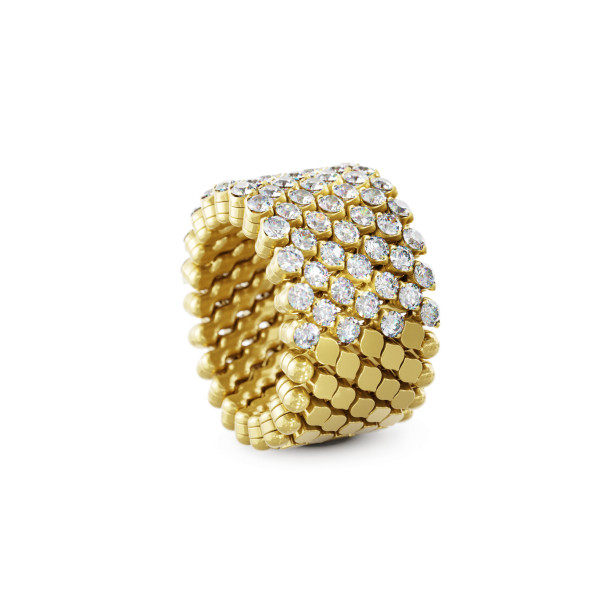         Gelbgold, Ringe, Serafino Consoli Brevetto Multi-Size Ring